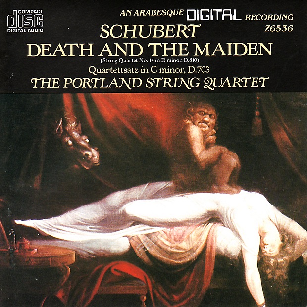 Обложка альбома «Schubert: Death and the Maiden, Quartettsatz» — The Portland String Quartet