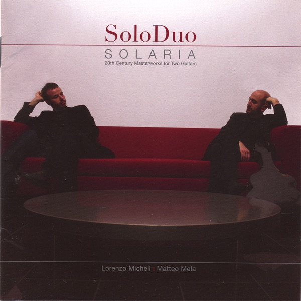 Обложка альбома «Solaria: 20th Century Masterworks for Two Guitars» — SoloDuo