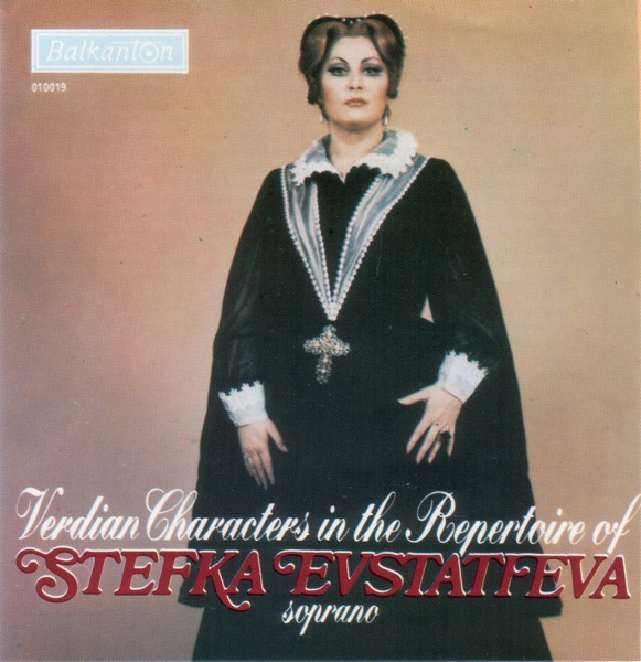 Verdian Characters In the Repertoir of Stefka Evstatieva