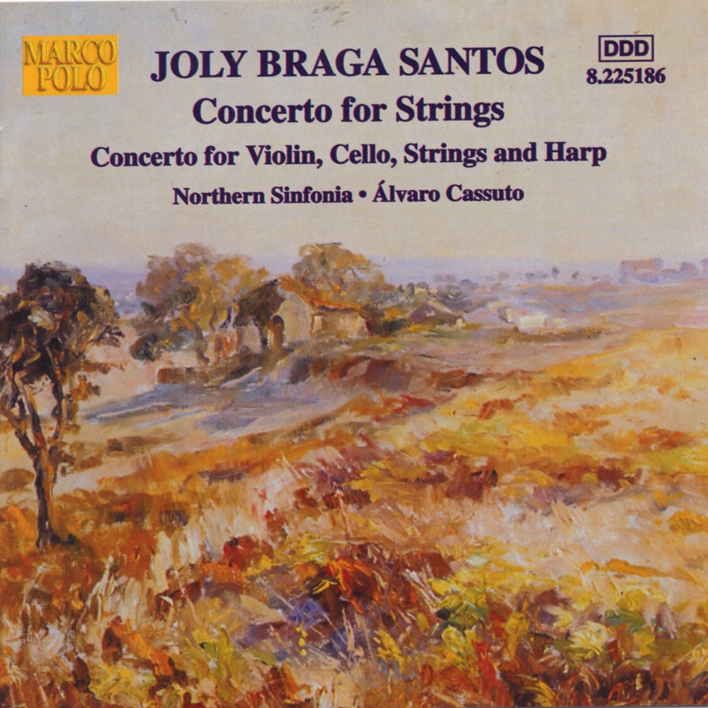 Обложка альбома «Braga Santos: Sinfonietta for Strings, Violin Concerto» — Alexander Somov, Álvaro Cassuto, Bradley Creswick, Northern Sinfonia & Sue Blair