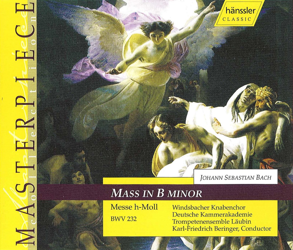 Обложка альбома «Bach, J.S.: Mass In B Minor, Bwv 232» — Markus Schäfer, Christine Schafer, Thomas Quasthoff, Ingeborg Danz, Windsbacher Boys Choir, Karl-Friedrich Beringer, Laubin Trumpet Ensemble & Deutsche Kammerakademie