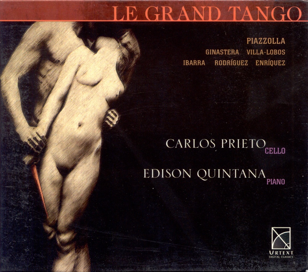 Обложка альбома «Cello Recital: Prieto, Carlos Miguel - Piazzolla, A. - Ginastera, A. - Villa-Lobos, H. - Ibarra, F. - Rodriguez, R.X. - Enriquez, M.» — Carlos Miguel Prieto & Edison Quintana