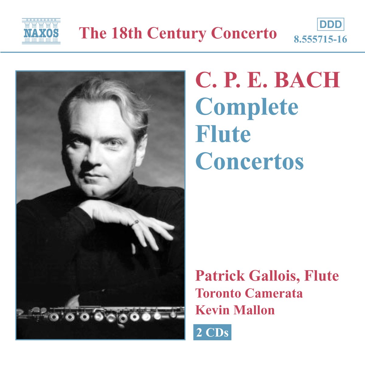 ‎Bach, C.P.E. Flute Concertos Album by Patrick Gallois