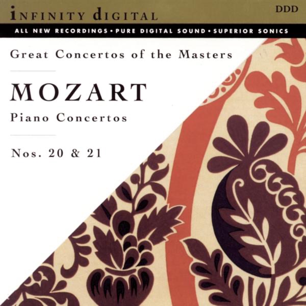 Обложка альбома «Mozart: Piano Concertos Nos. 20 & 21 "Elvira Madigan"» — Orchestra New Philharmony St. Petersburg, Pavel Jegorov, Alexander Titov & Sergej Uruwajew