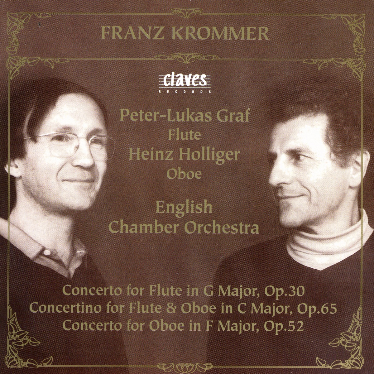 Franz Krommer: Flute & Oboe Concertos cover art