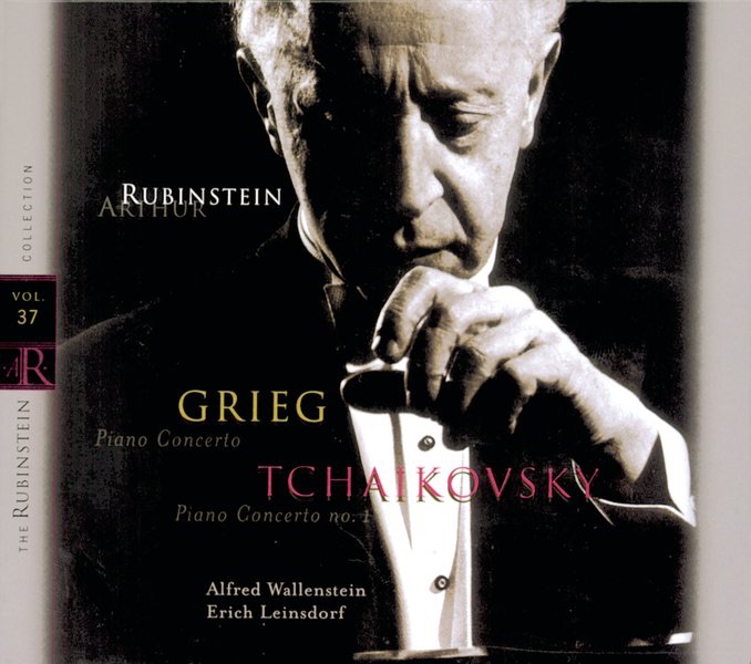 Rubinstein Collection, Vol. 37: Grieg: Piano Concerto In A Minor - Tchaikovsky: Piano Concerto No. 1 by Arthur Rubinstein album cover