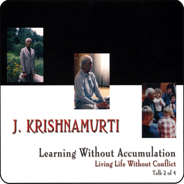 Обложка альбома «Learning Without Accumulation» — Jiddu Krishnamurti