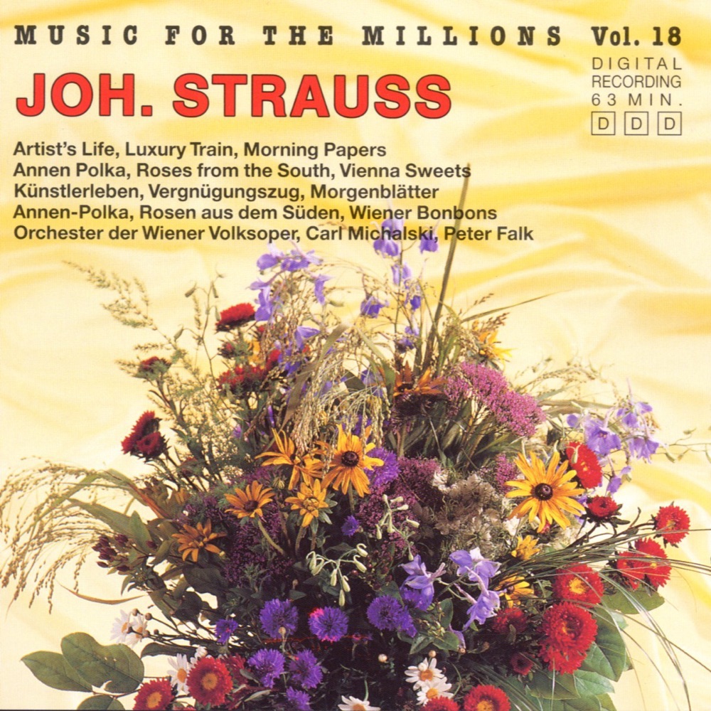 Обложка альбома «Music For The Millions Vol. 18 - Johann Strauss» — Vienna Opera Orchestra