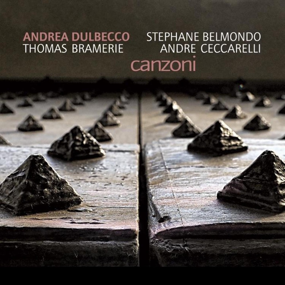 Обложка альбома «Canzoni» — Andrea Dulbecco, Stéphane Belmondo & Thomas Bramerie