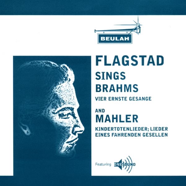 Обложка альбома «Flagstad Sings Brahms and Mahler» — Vienna Philharmonic, Edwin McArthur, Kirsten Flagstad & Sir Adrian Boult