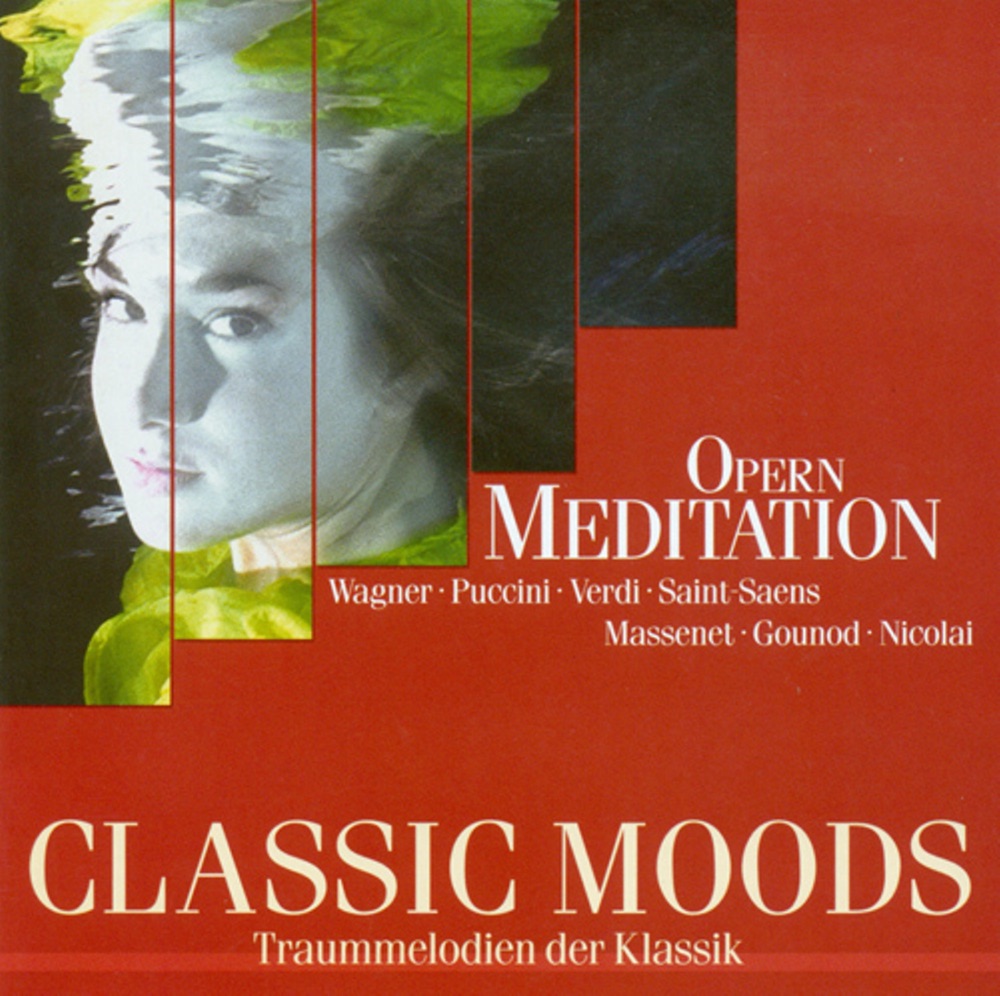 Обложка альбома «Classic Moods - Verdi, G. - Puccini, G. - Massenet, J. - Gounod, C.-F. - Bizet, G. - Saint-Saens - Wagner, R. - Offenbach, J.» — Vassil Stefanov, Sofia Symphony Orchestra, Sofia Philharmonic Orchestra, Bulgarian National Svetoslav Obretenov Choir, Georgi Robev, Emil Tabakov, Sofia National Opera Chorus, Sofia National Opera Orchestra, Boris Hinchev, Ilona Tokody, Andras Mihaly, Hungarian State Opera Orchestra, Andras Korodi, Budapest Philharmonic Orchestra, György Melis, Vilmos Komor, János Sándor, Klára Takács, Giuseppe Patane, Rouslan Raichev, Stefka Evstatieva, Bulgarian Radio Symphony Orchestra, Stoyan Angelov, Wolfgang Schone, Pinchas Steinberg, Cologne Radio Symphony Orchestra, Claudio Otelli, Cecilia Bartoli, Rundfunk-Sinfonieorchester Berlin, Roberto Paternostro, Giuseppe Sabbatini, Michael Knapp, Gertrud Ottenthal, Hermann Prey, Bratislava Philharmonic Chamber Orchestra & Kurt Wöss