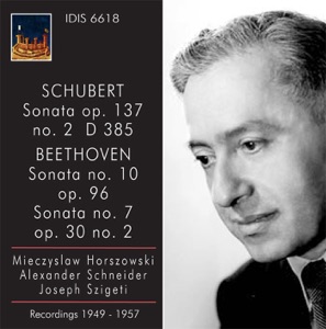 Schubert: Violin Sonata (Sonatina) in A minor, Op. 137, No. 2 - Beethoven: Violin Sonatas Nos. 7 and 10