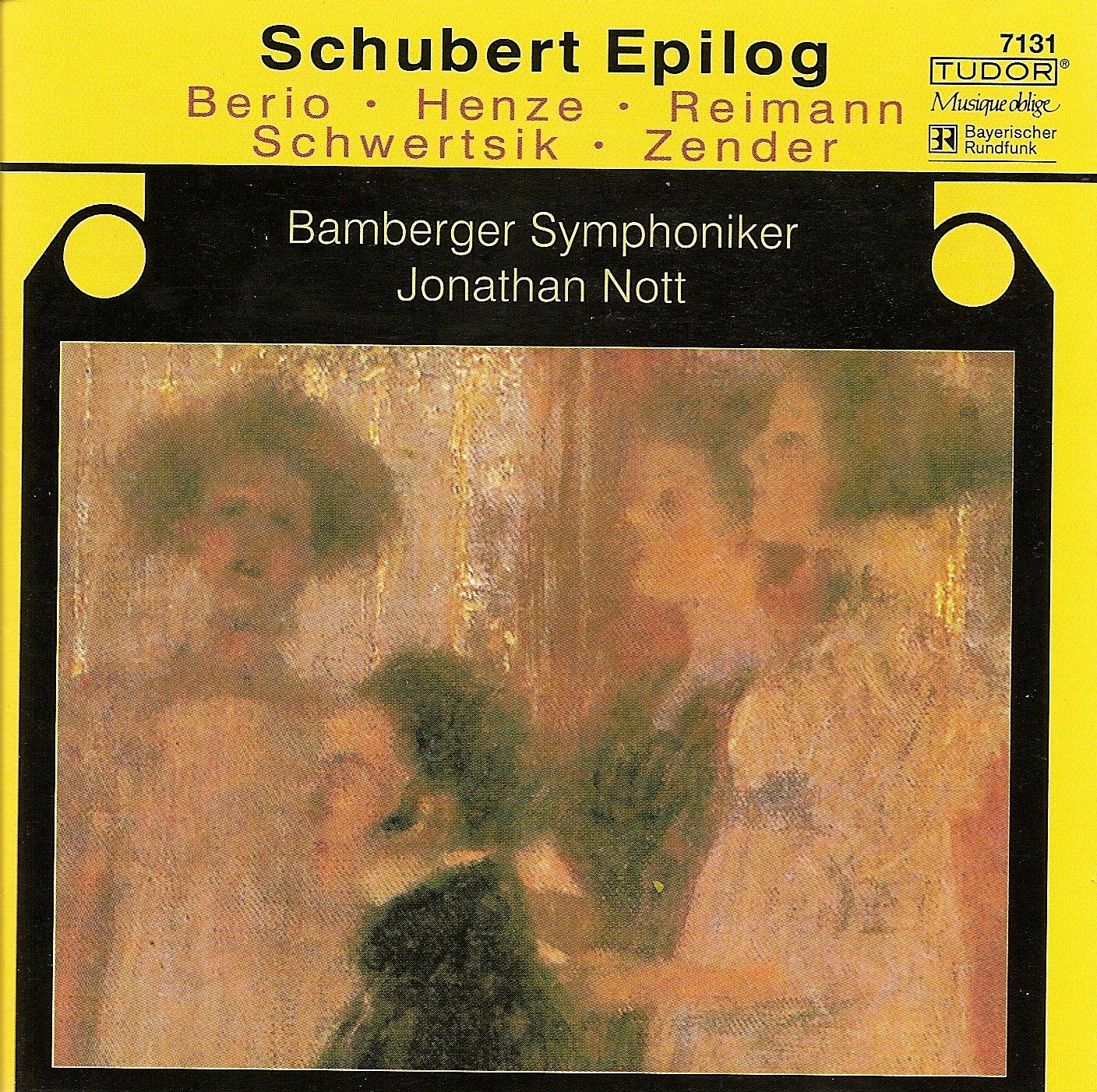 Berio: Rendering - Zender: Chore - Reimann: Metamorphosen On a Minuet of Franz Schubert by Jonathan Nott, Bamberg Symphony Orchestra & Carsten Suss album cover