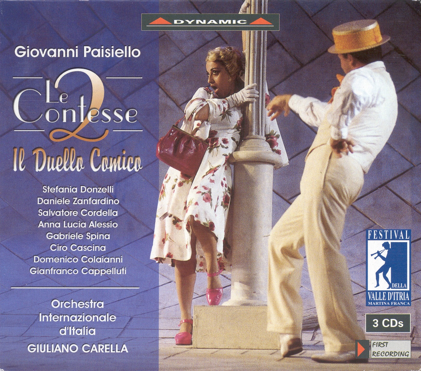 Paisiello: Le Due Contesse  / Il Duello Comico by Daniele Zanfardino, Salvatore Cordella, Italian International Orchestra, Giuliano Carella & Anna Lucia Alessio album cover
