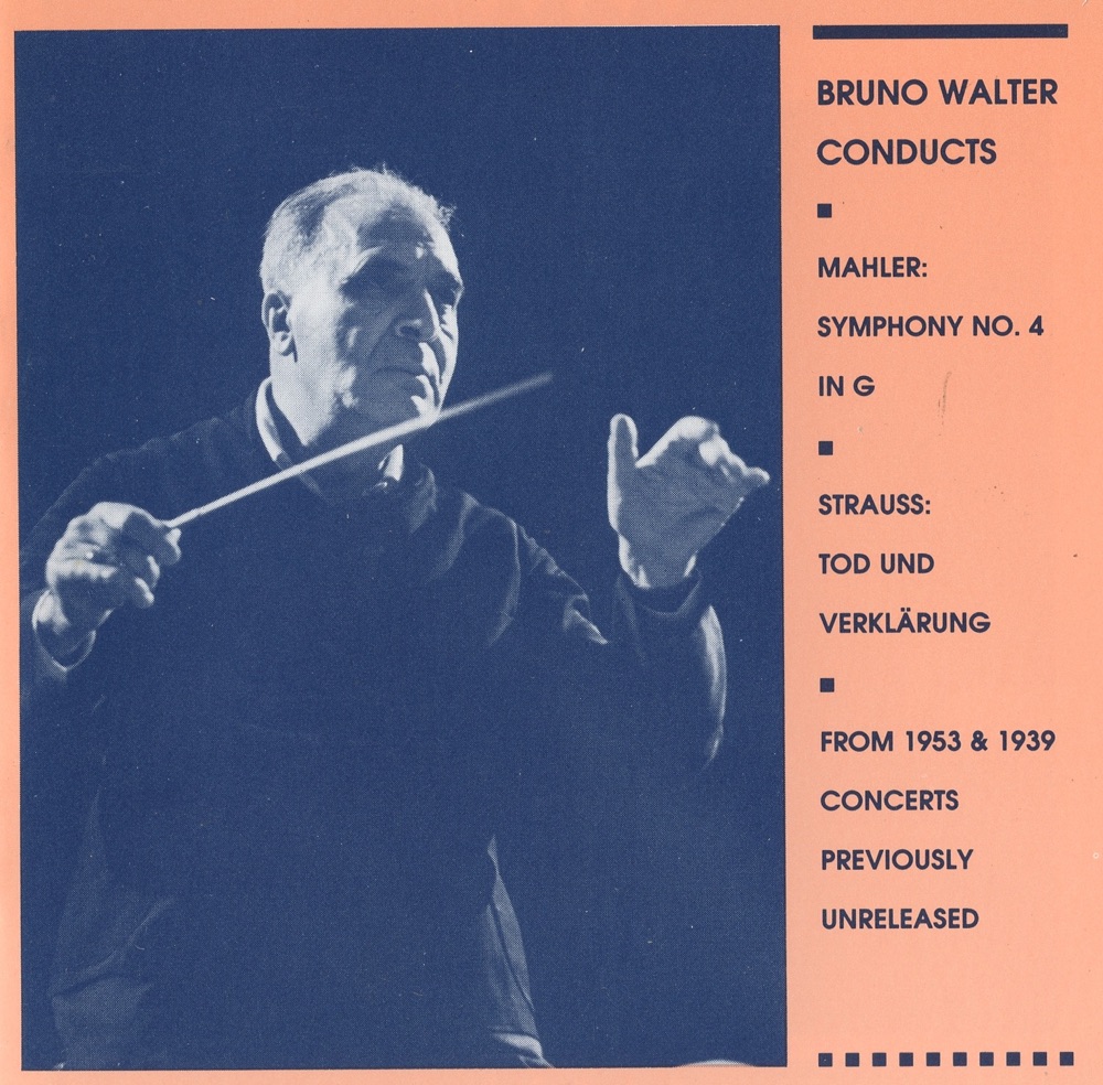 Обложка альбома «Walter - Previously Unreleased Concert Recordings» — Bruno Walter, Philharmonic Symphony Orchestra, Irmgard Seefried & NBC Symphony Orchestra