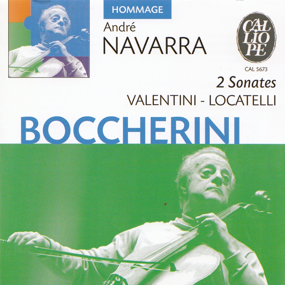 Обложка альбома «Boccherini - Valentini - Locatelli: Sonates» — André Navarra & Erika Kilcher