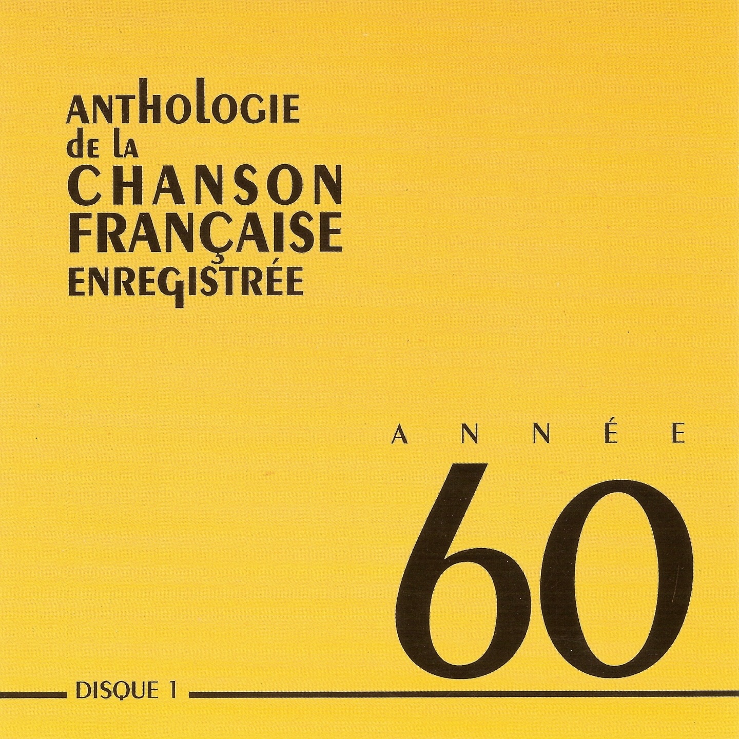 Anthologie de la chanson française : 1960