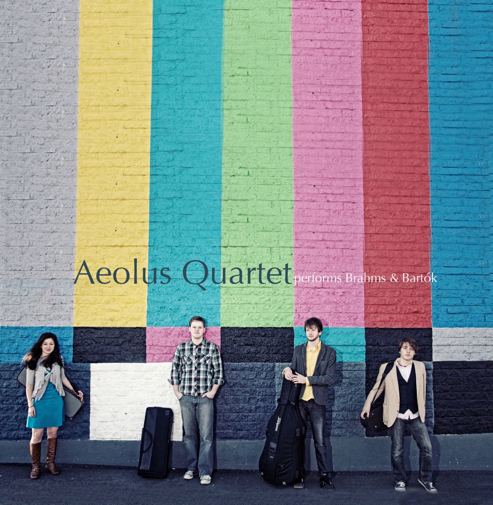Обложка альбома «Aeolus Quartet performs Brahms and Bartok» — Aeolus Quartet