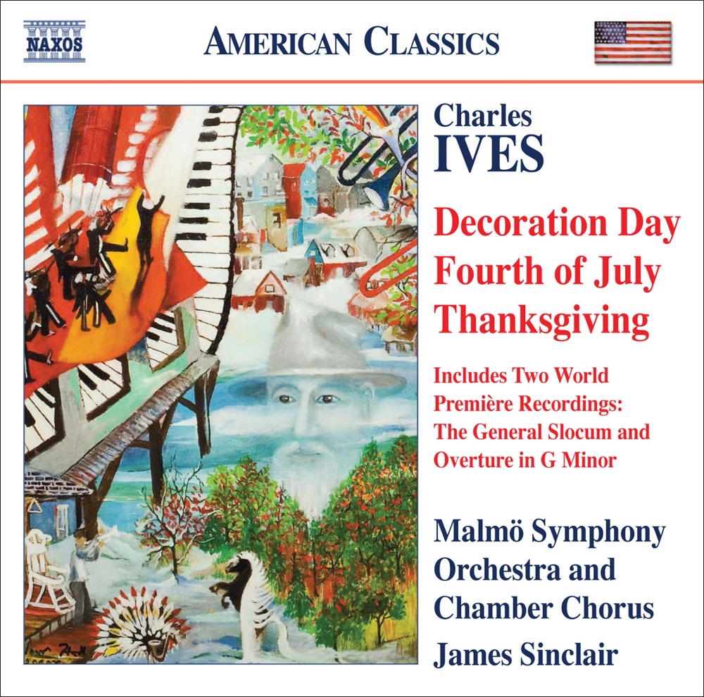 Обложка альбома «C. Ives: Holidays Symphony (Excerpts) - the General Slocum - Overture In G Minor» — James Sinclair & Malmö Symphony Orchestra