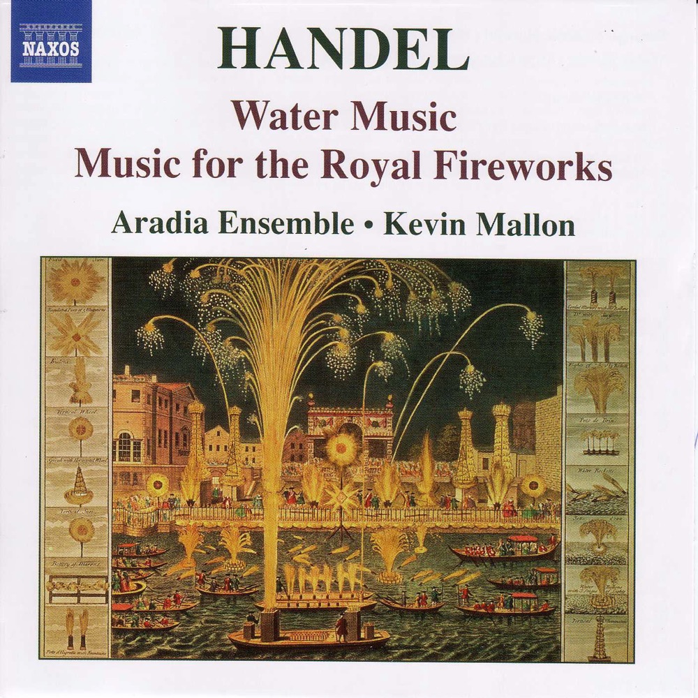 Обложка альбома «Handel: Water Music - Music for the Royal Fireworks» — Aradia Ensemble
