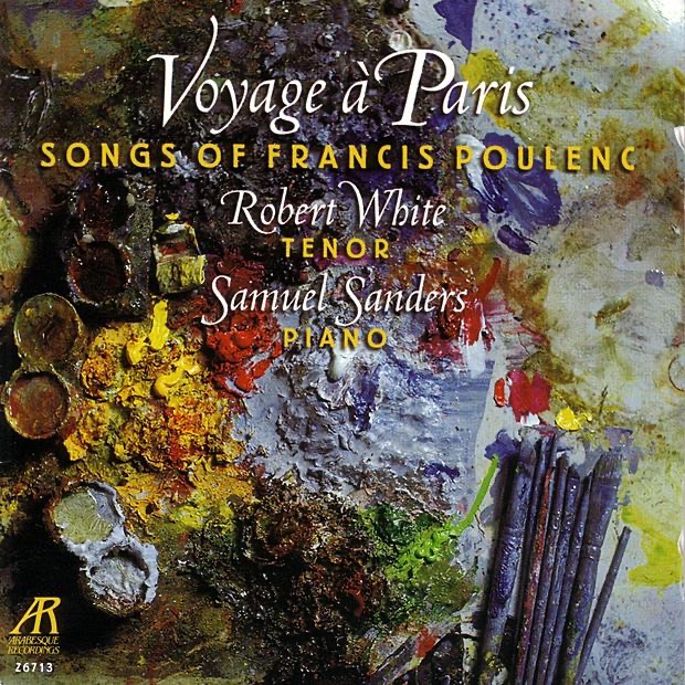 Обложка альбома «Voyage à Paris: Songs of Francis Poulenc» — Robert White & Samuel Sanders