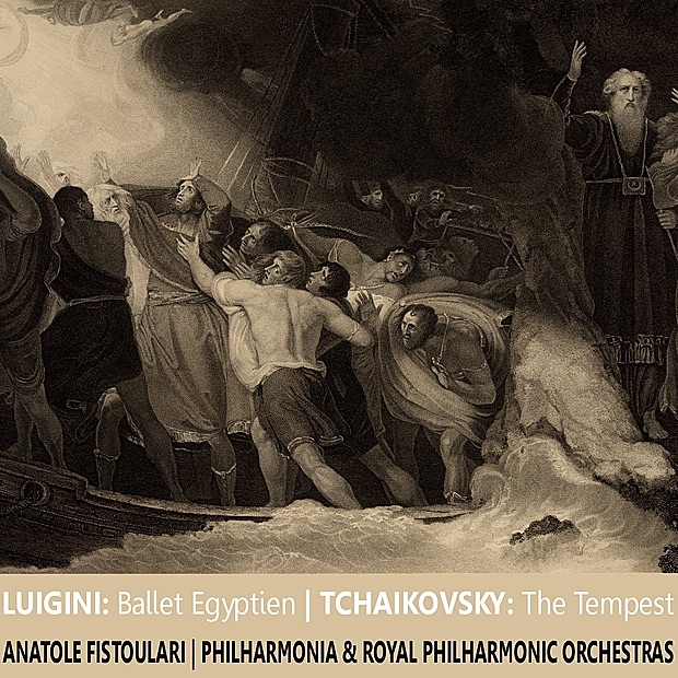 Обложка альбома «Luigini: Ballet Egyptien - Tchaikovsky: The Tempest» — Royal Philharmonic Orchestra, Philharmonia Orchestra & Anatole Fistoulari