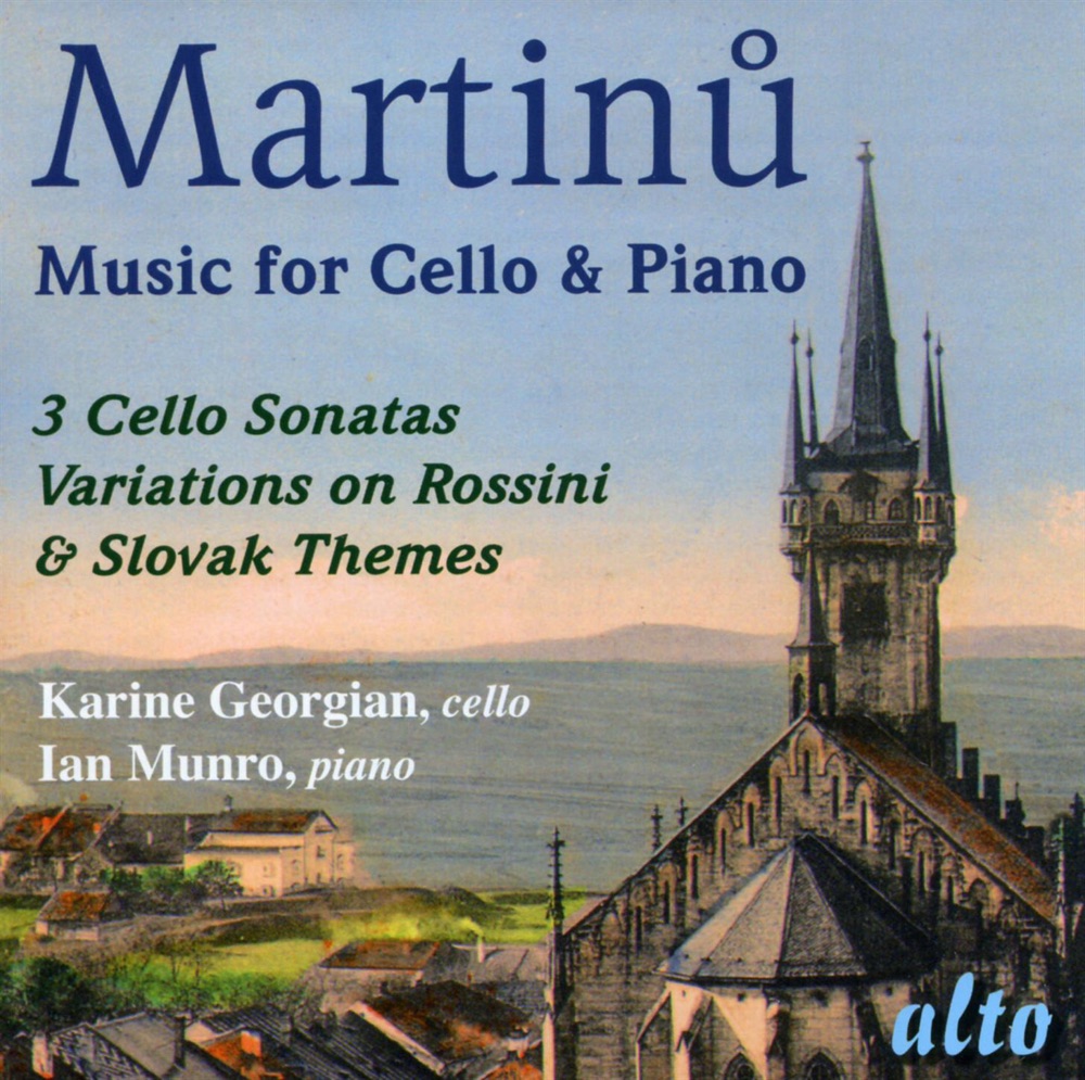 Обложка альбома «Martinu: Music for Cello and Piano» — Karine Georgian & Ian Munro