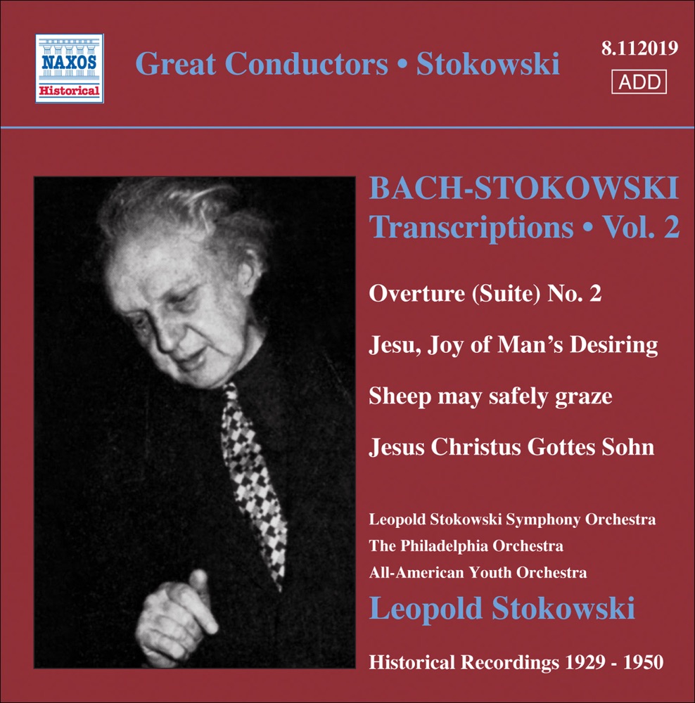 Обложка альбома «Bach: Stokowski Transcriptions, Vol. 2 (1929-1950)» — Leopold Stokowski, Julius Baker & Leopold Stokowski Symphony Orchestra
