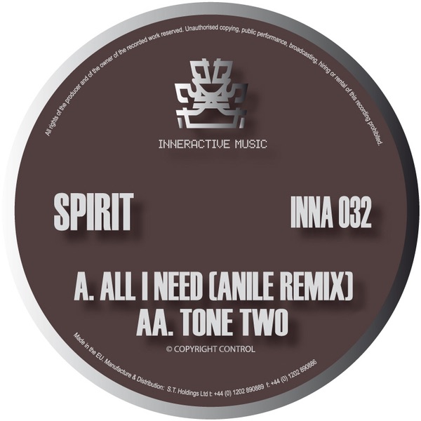 All I Need (Anile Remix) / Tone Two