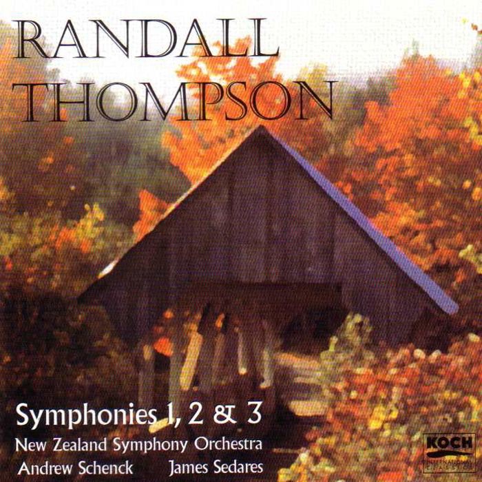 Обложка альбома «Thompson: Symphonies 1 - 3» — Andrew Schenck, James Sedares & New Zealand Symphony