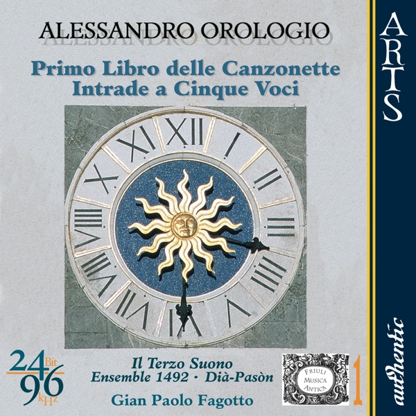 Orologio: Primo Libro Delle Canzonette (1593) - Intrade a Cinque Voci (1597) artwork