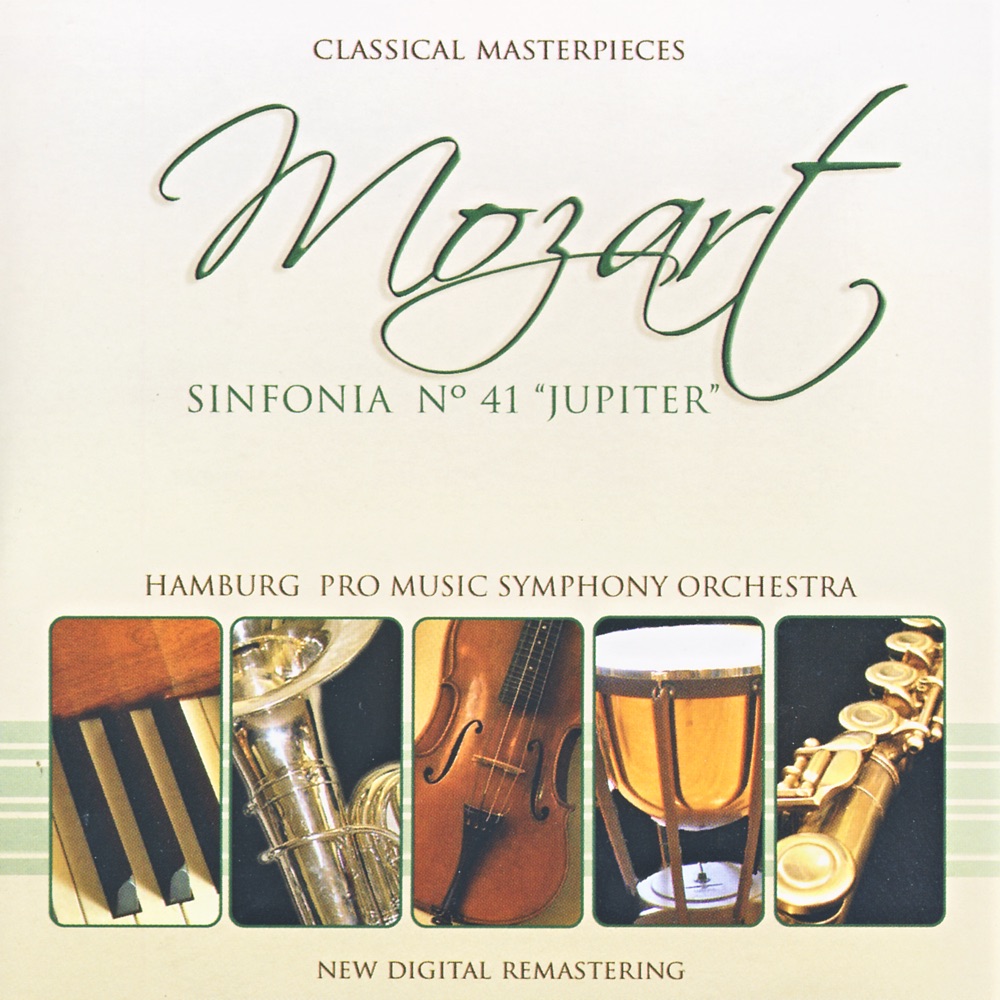 Обложка альбома «Mozart: Sinfonía Nº 41En Do Mayor K.551 "Júpiter"» — Hamburg Pro Musica Symphony Orchestra & Hans-Jürgen Walther