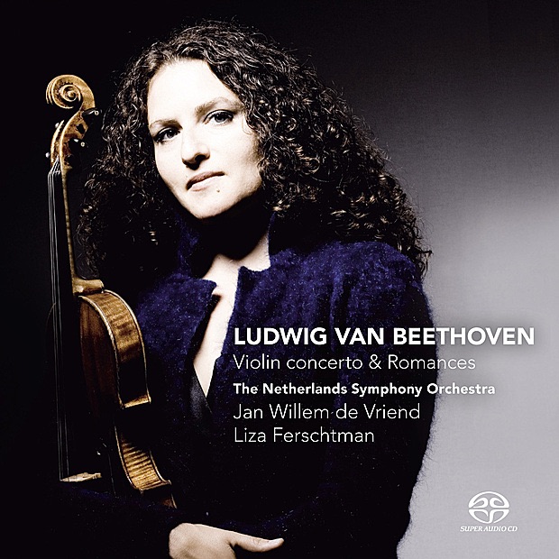 Обложка альбома «Violin Concerto & Romances» — Liza Ferschtman, Jan Willem de Vriend & The Netherlands Symphony Orchestra