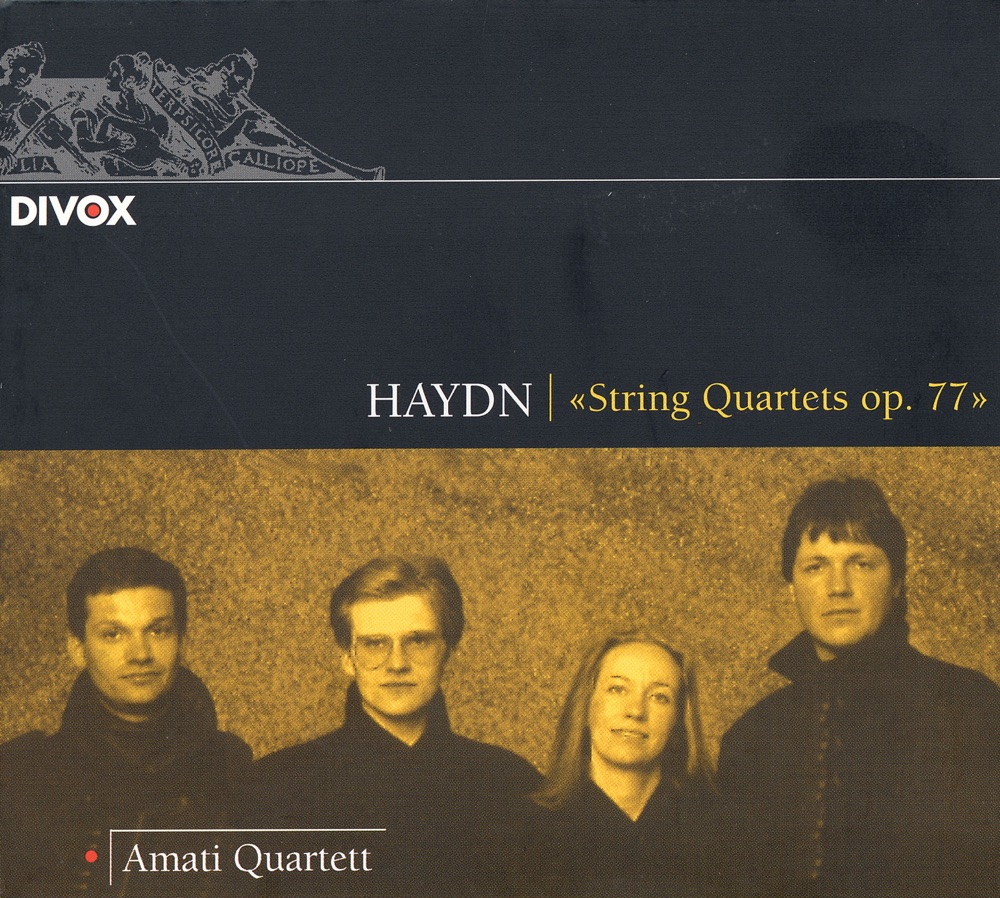 Обложка альбома «Haydn, J.: String Quartets Nos. 66, 67 - Haller, H.: String Quartet No. 3 - Vogel, W.: Klangexpressionen» — Amati Quartet