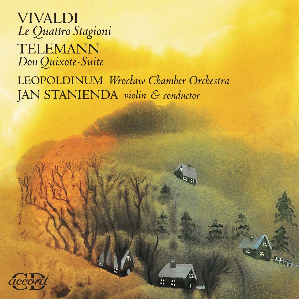 Обложка альбома «Vivaldi, A.: Le Quattro Stagioni - Telemann, G.P.: Don Quixote» — Wroclaw Chamber Orchestra Leopoldinum & Jan Stanienda