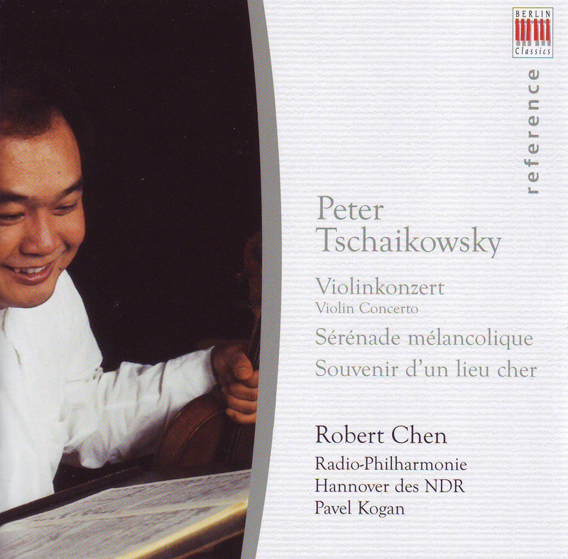 Обложка альбома «Tchaikovsky: Violinkonzert - Violin Concerto» — Pavel Kogan, Radio Philharmonie Hannover des NDR & Robert Chen