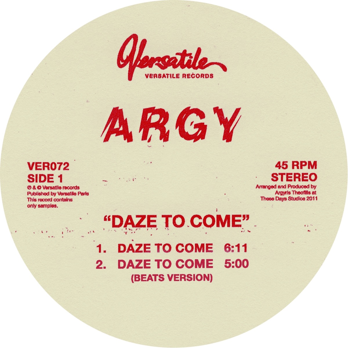Daze to Come cover