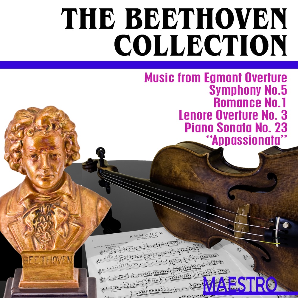Обложка альбома «The Beethoven Collection» — Herbert Waltl, Nuremberg Symphony Orchestra, Prague Symphony Orchestra, South German Philharmonic Orchestra, Ljubjana Symphony Orchestra, Zsolt Deaky, J. Belchlavek, H. Swarowsky & Anton Nanut