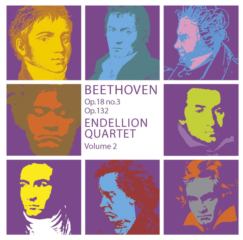 Обложка альбома «Beethoven String Quartets - Vol 2 - op.18:3, op. 132» — Endellion String Quartet