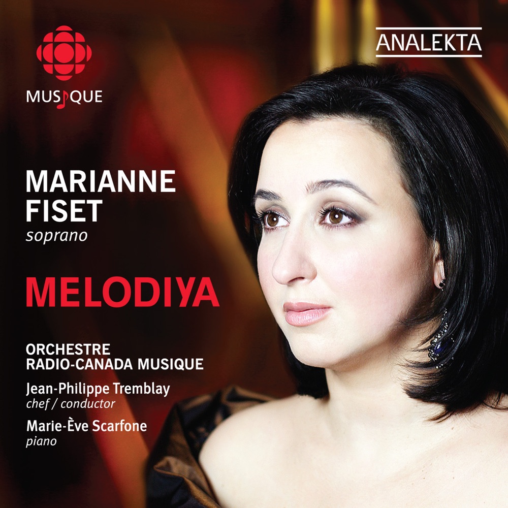 Обложка альбома «Melodiya» — Jean-Philippe Tremblay, Marianne Fiset & Orchestre Radio-Canada Musique