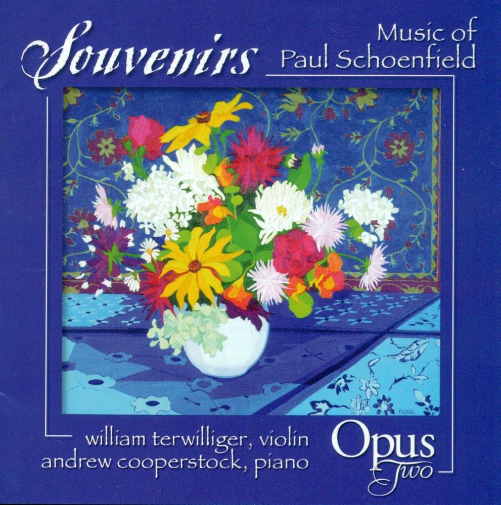 Обложка альбома «Schoenfield: Souvenirs» — Opus Two, Matthew Bassett & Andrés Díaz