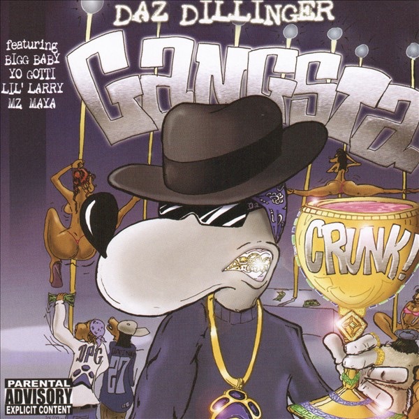 Обложка альбома «Gangsta Crunk» — Daz Dillinger
