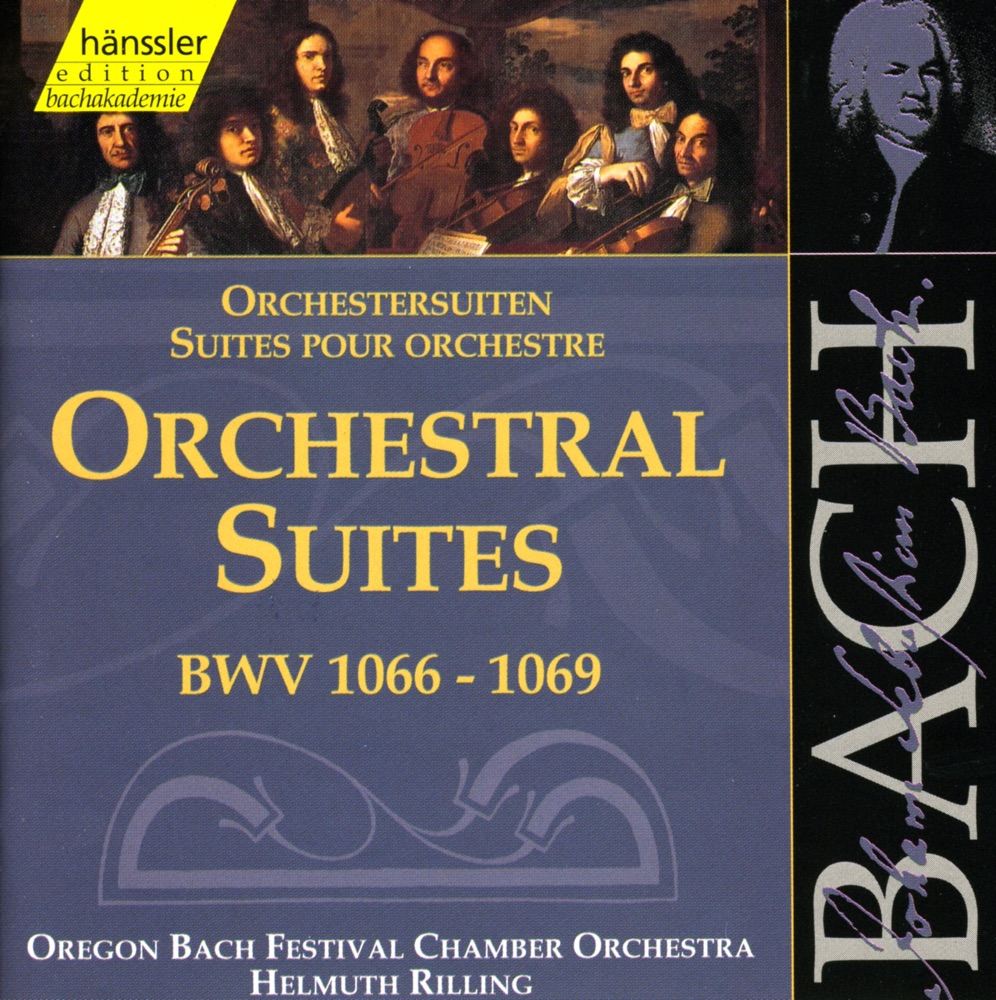 Обложка альбома «Bach, J.S.: Orchestral Suites, Bwv 1066-1069» — Helmuth Rilling & Oregon Bach Festival Orchestra