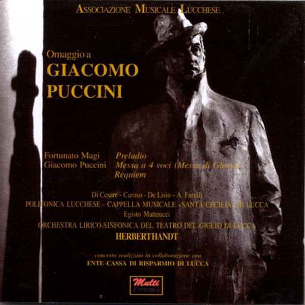 Обложка альбома «Omaggio a Giacomo Puccini» — Antonello Farulli, Antonio De Lisio, Carmelo Corrado Caruso & Ezio Di Cesare