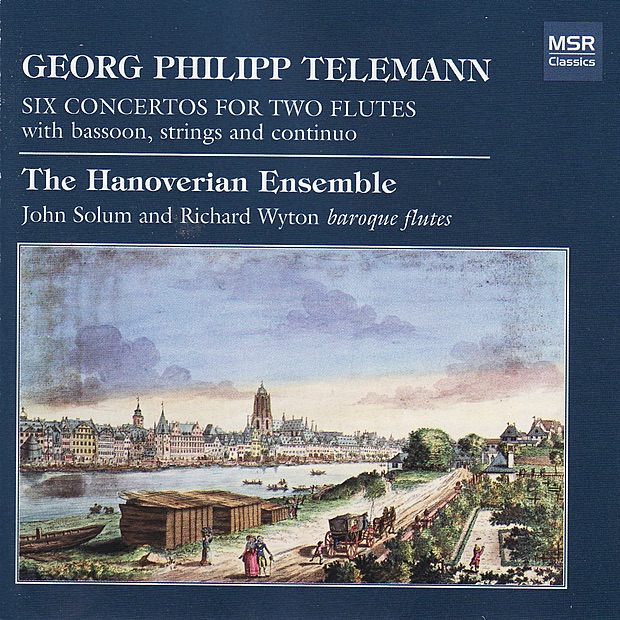 Обложка альбома «Telemann: Six Concertos for Two Flutes» — John Solum, Richard Wyton & The Hanoverian Ensemble