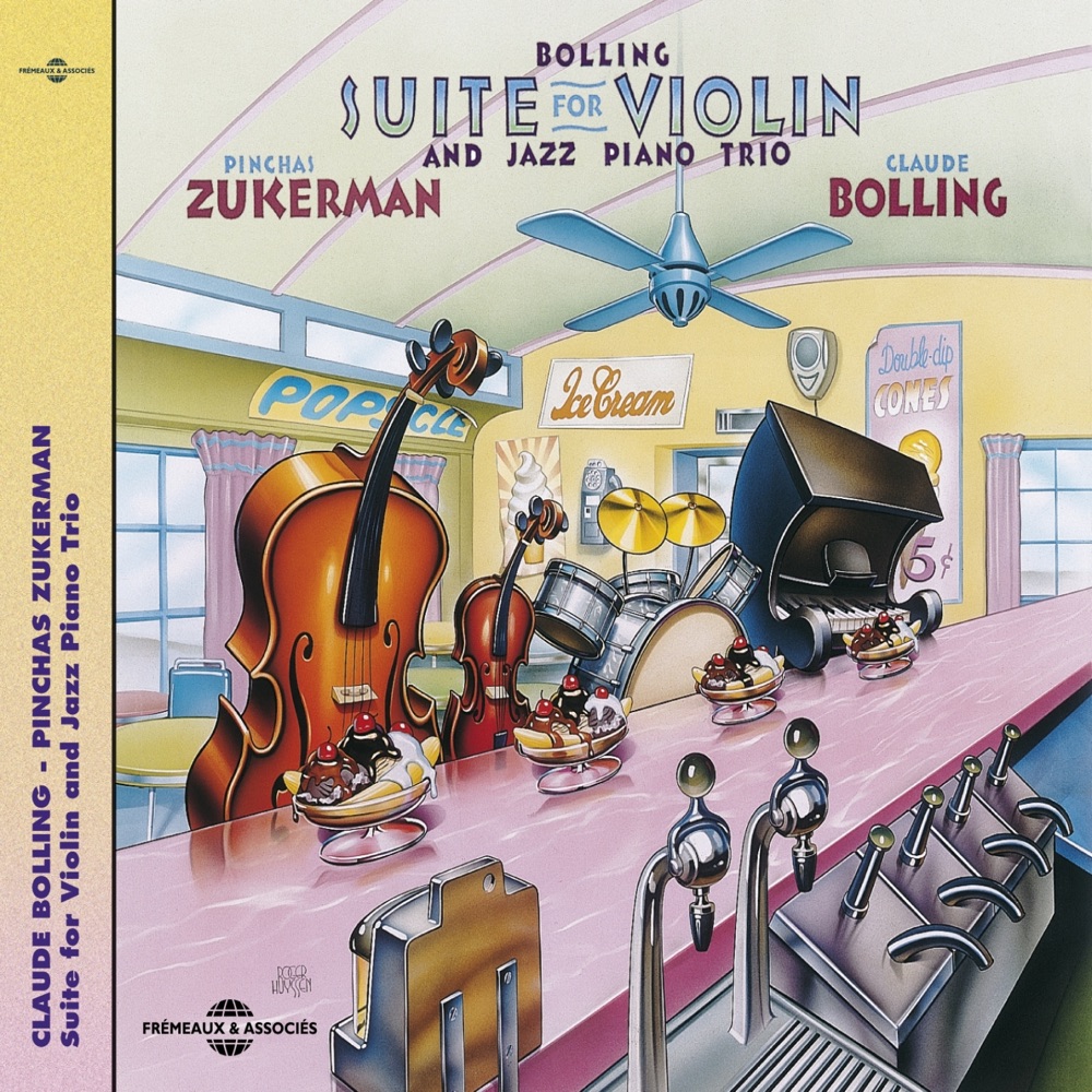 Обложка альбома «Suite for Violin and Piano Trio» — Claude Bolling & Pinchas Zukerman
