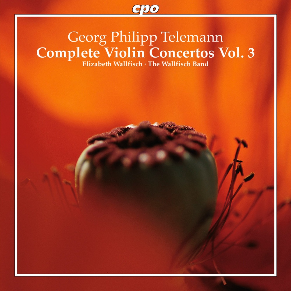 Обложка альбома «Telemann: Complete Violin Concertos, Vol. 3» — The Wallfisch Band, Elizabeth Wallfisch & Susan Carpenter-Jacobs