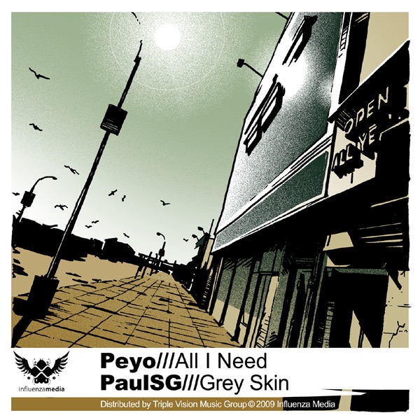 Обложка альбома «All I Need/grey Skin - Single» — Peyo & Paul SG