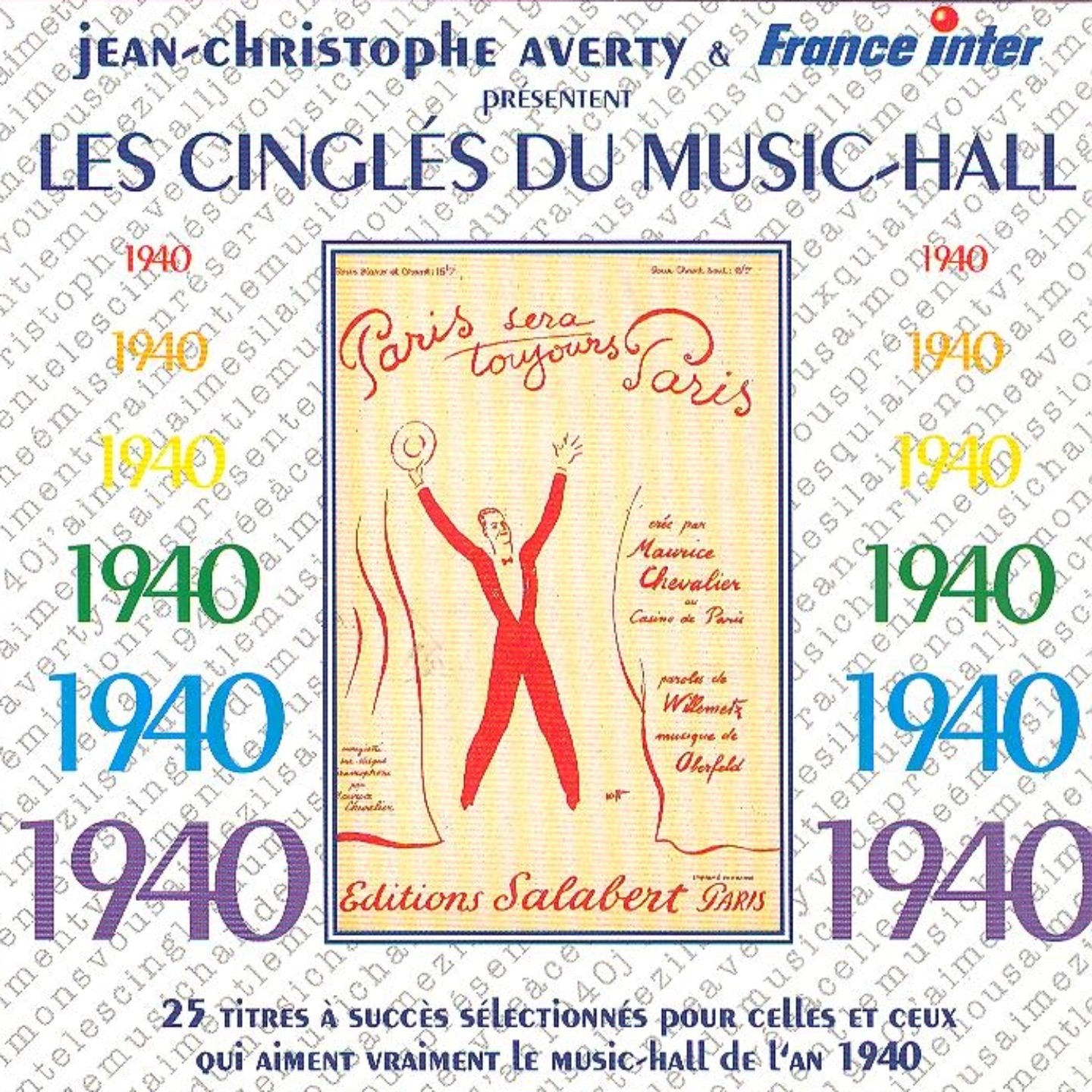 Les cinglés du music hall 1940 (24 titrès à succès)