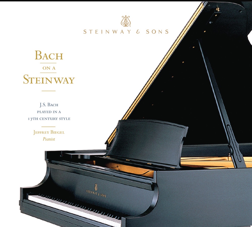 Обложка альбома «Bach on a Steinway» — Jeffrey Biegel